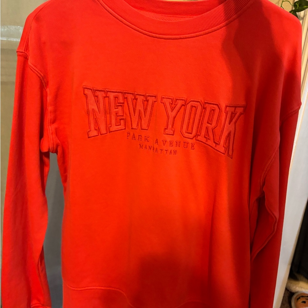 H&M Vibrant Red Sweatshirt